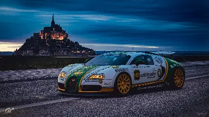 عکس خودروی بوگاتی ویرون در بازی Gran Turismo Sport