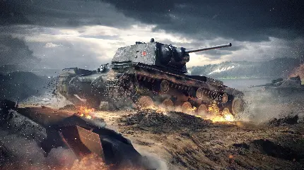 عکس صحنه نبرد تانک در بازی World of Tanks Blitz با کیفیت 4K