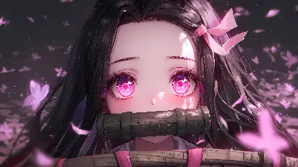 عکس بانمک نزوکو کامادو با کیفیت فول اچ دی برای والپیپر موبایل