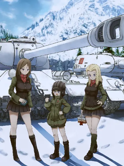 پوستر انیمه Girls und Panzer برای چاپ با کیفیت بالا و قیمت مناسب