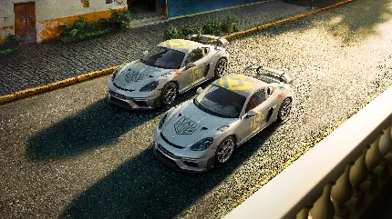 عکس پورشه 718 کیمن با کیفیت 5120x2880 پیکسل