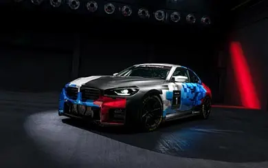 چاپ پوستر والپیپر HD خودروی مسابقه‌ای BMW M2 2026