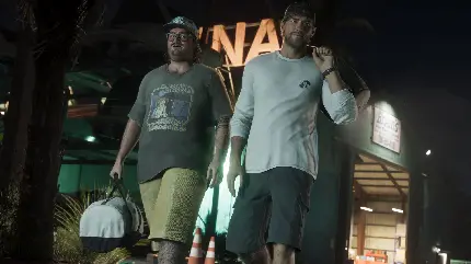 تصویر محیط بازی GTA 6 با نورپردازی خیره کننده و کیفیت 4K
