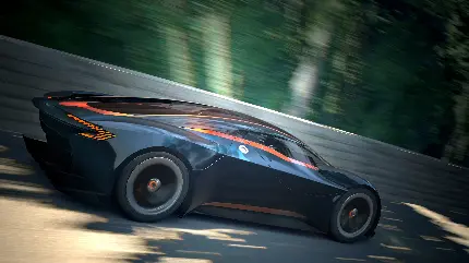 چاپ پوستر عکس مفهومی استون مارتین DP100 Vision Gran Turismo برای دانلود