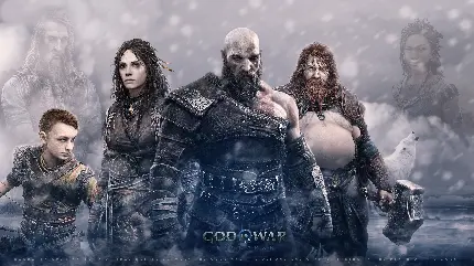 زیباترین عکس بازی God of War Ragnarok با کیفیت فول اچ‌دی
