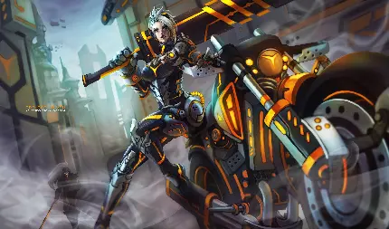 تصویر هنری دختر فانتزی از League of Legends با کیفیت 4K