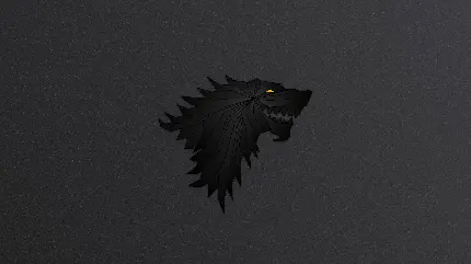 مینیمالیست بازی تاج و تخت گرگ عکس با کیفیت بالا برای طراحی