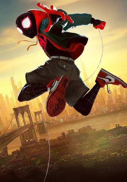 عکس مایلز مورالس از Spider-Verse با کیفیت 4K برای چاپ