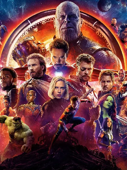عکس پس زمینه فیلم انتقام‌جویان جنگ ابدیت با کیفیت 4K