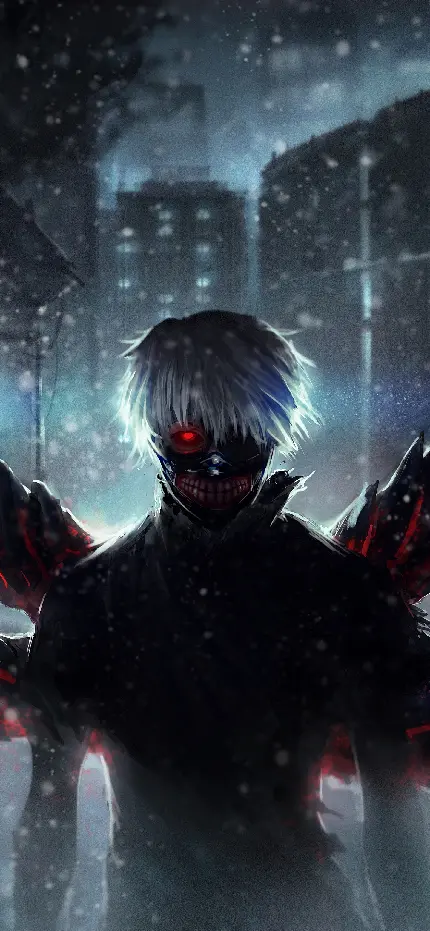 تابلو انیمه Tokyo Ghoul با کیفیت 4K برای موبایل