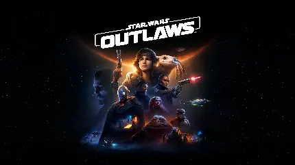 پوستر بازی Star Wars Outlaws با کیفیت 8K برای چاپ