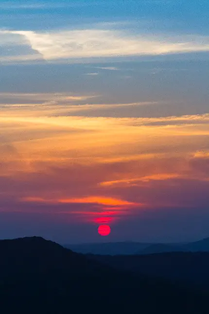 تصویر رویایی غروب و طلوع آفتاب با کیفیت بالا