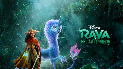 تصویر انیمیشن Raya and the Last Dragon برای قاب گوشی