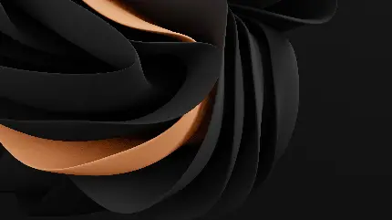 والپیپر آبستره سیاه با کیفیت اچ دی