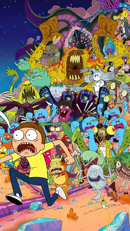 پوستر سریال Rick and Morty با کیفیت فول اچ دی