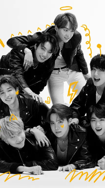 بک گراند BTS با کیفیت Full HD و رزولوشن بالا برای دانلود