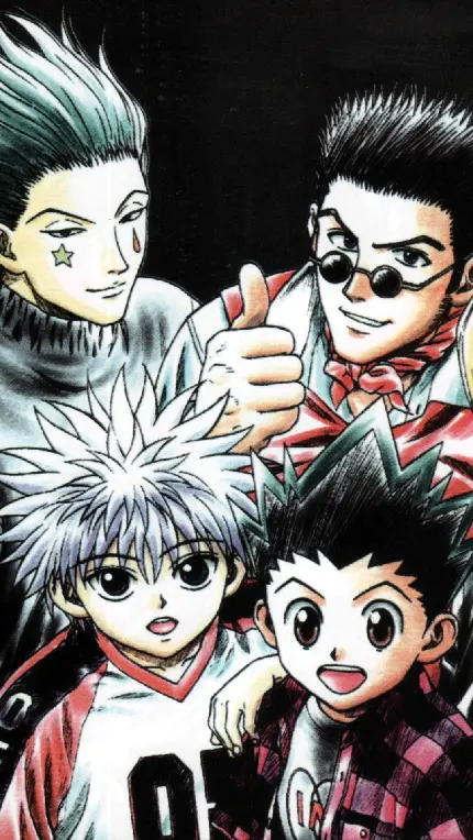 تابلو انیمه Hunter x Hunter با کیفیت 4K برای موبایل