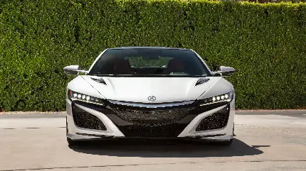والپیپر ماشین آکورا NSX سفید 2017 با کیفیت HD