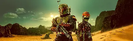 تصویر سریال The Book of Boba Fett با کیفیت بالا برای چاپ