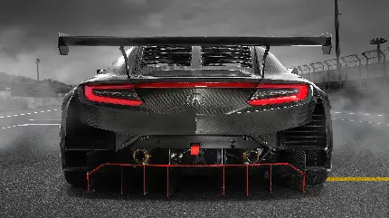والپیپر ماشین مسابقه ای آکورا NSX GT3 Evo 2019 با کیفیت 4K