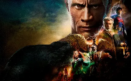 والپیپر Black Adam با بازی Dwayne Johnson با کیفیت بالا