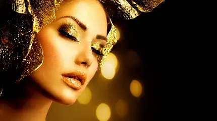 عکس دختر مدل با آرایش حرفه ای و کیفیت بالا برای ادیت