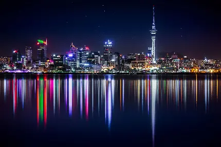 عکس شهر در شب با کیفیت فول اچ دی برای والپیپر