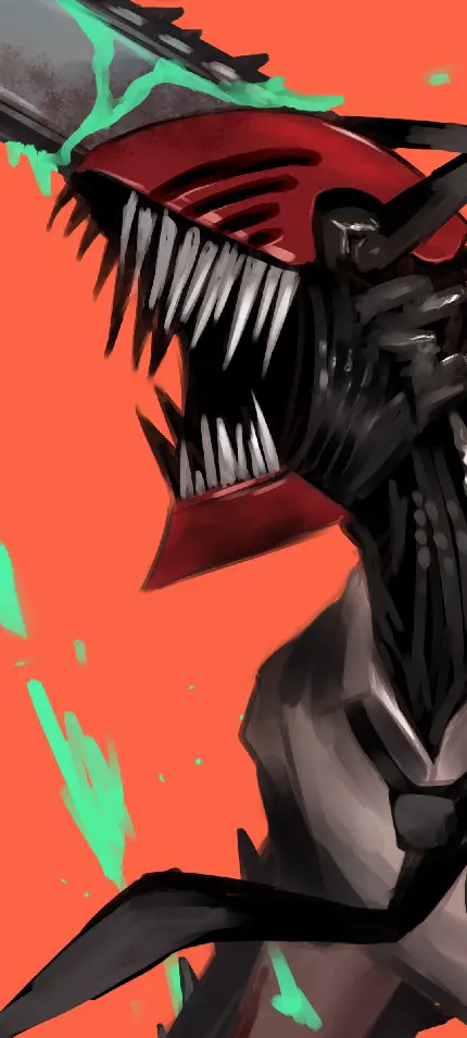 پوستر انیمه Chainsaw Man با کیفیت اچ دی