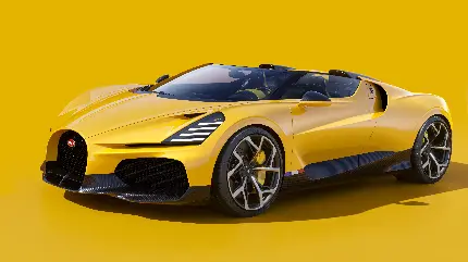 تصویر جذاب بوگاتی W16 میسترال رودستر 2024 با کیفیت بالا