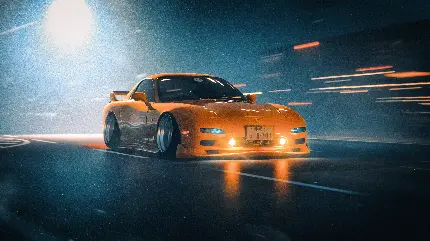 عکس ماشین Mazda RX-7 با کیفیت اچ دی تولید شده توسط هوش مصنوعی