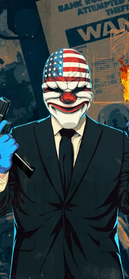 پوستر بازی Payday 2 با کیفیت اچ دی مخصوص چاپ