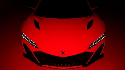 چاپ پوستر تصویر زیبای آکورا NSX Type S 2022 با کیفیت 4K و 8K