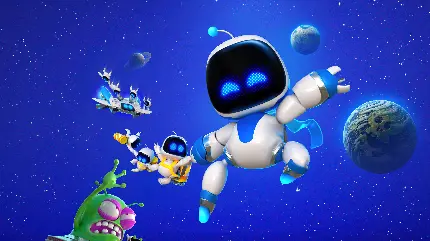 تصویر با کیفیت 5K از بازی Astro Bot 2024