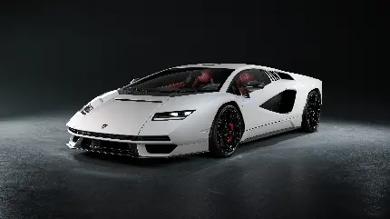 عکس Lamborghini Countach با طراحی هیبریدی و کیفیت بالا