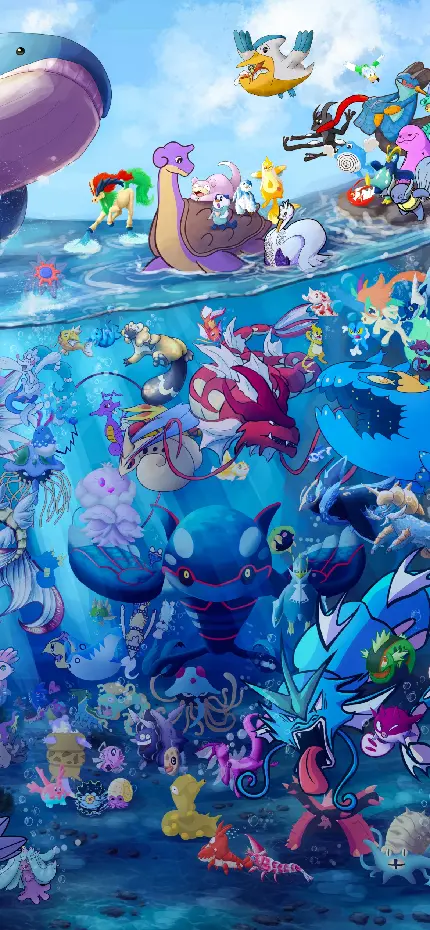 والپیپر انیمه Pokémon برای گوشی های تی سی ال با کیفیت Full HD