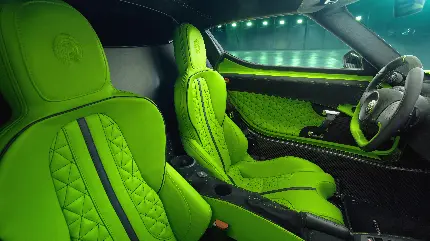 عکس ماشین آلفارومئو 4C سنتوریون گرین ارو 2018 نسخه 4K