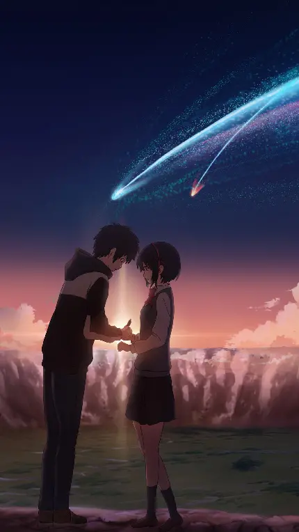والپیپر انیمه Your Name با کیفیت 4K برای موبایل