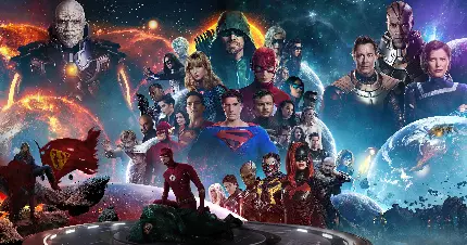 زیباترین عکس کرایسیس در سریال Supergirl با کیفیت 5K