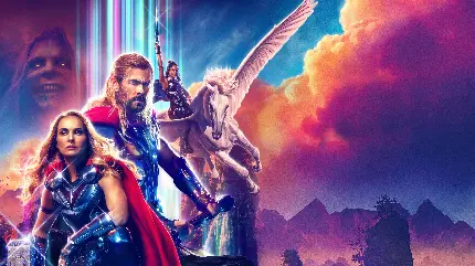 پوستر فیلم Thor Love and Thunder با کیفیت فوق العاده