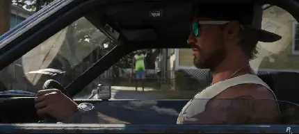 عکس صحنه اکشن در بازی GTA 6 با کیفیت 4K
