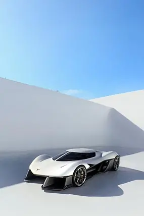 چاپ پوستر والپیپر موبایل خودروی اسپرت شورولت کوروت 2025