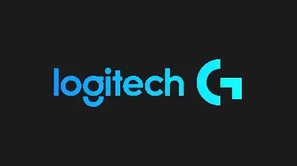 لوگوی Logitech با تم تاریک در کیفیت فوق العاده