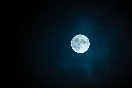 عکس ماه کامل در آسمان شب با کیفیت بالا