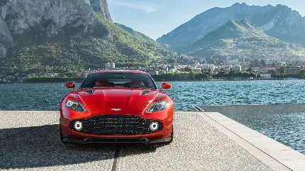 چاپ پوستر والپیپر استون مارتین Vanquish Zagato 2017 با کیفیت بالا