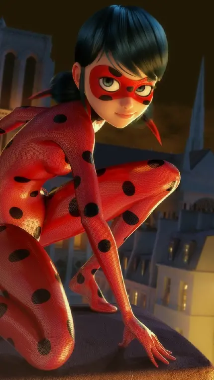 والپیپر کارتونی Miraculous Ladybug برای قاب موبایل