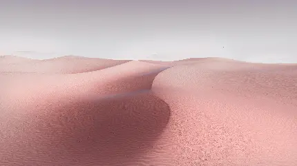 تصویر تپه های شنی صورتی با کیفیت بالا برای چاپ