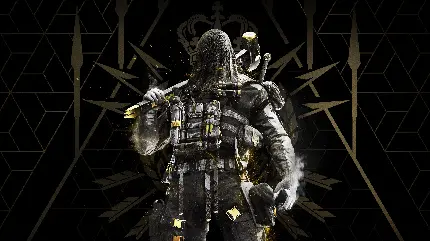 والپیپر بازی Call of Duty Modern با پس زمینه تاریک کیفیت 4K