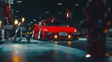 عکس خودرو مزدا RX-7 با طراحی JDM و کیفیت 4K رایگان