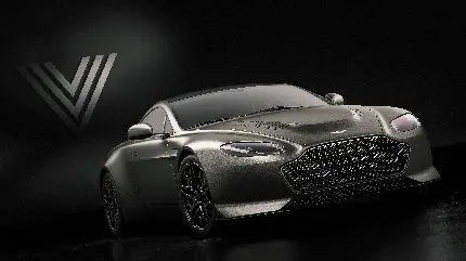 چاپ پوستر عکس خیره کننده استون مارتین V12 ونتیج V600 2018 با رزولوشن 4k