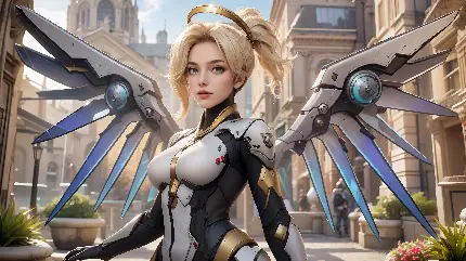 تصویر مرسی از بازی overwatch با کیفیت 4K